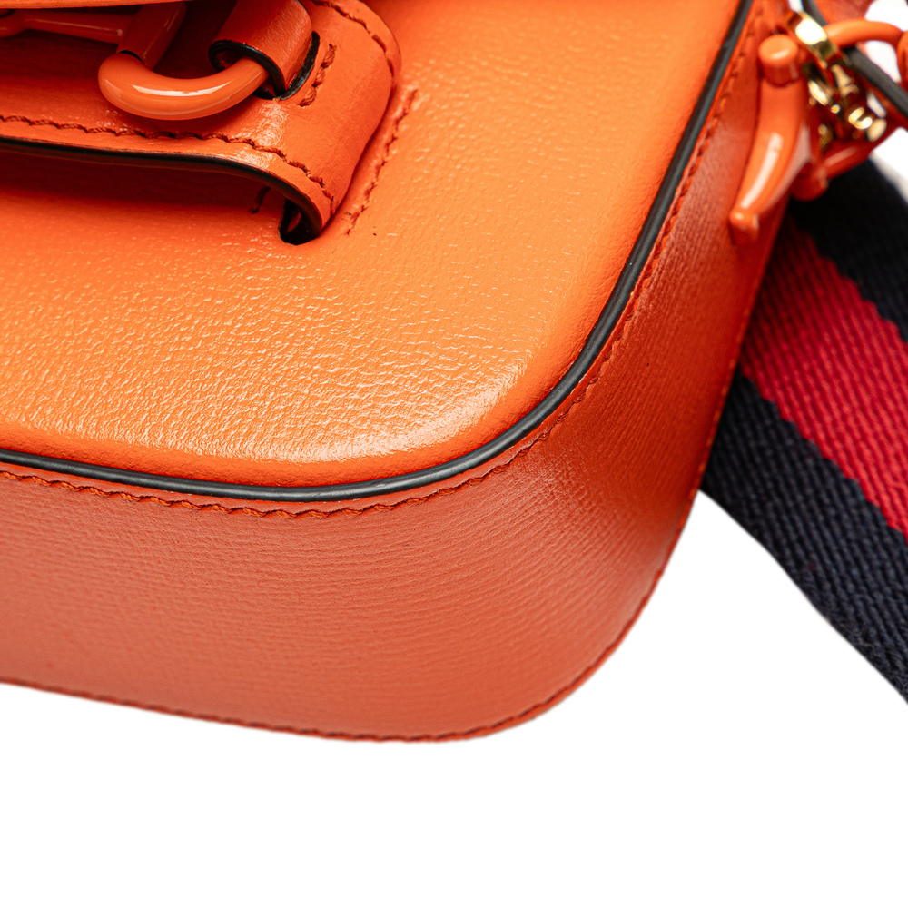 Pre-Loved Gucci Mini Leather Horsebit 1955 Web Satchel - Picture 7 of 10